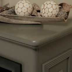 Montreux Elektrokamin Waldhof - Tulpenbaumholz teilmassiv - Grau -Badaufbewahrung Verkäufe 1000017447 220614 050 DETAILS P000000001000017447