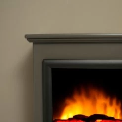 Montreux Elektrokamin Waldhof - Tulpenbaumholz teilmassiv - Grau -Badaufbewahrung Verkäufe 1000017447 220614 073 DETAILS P000000001000017447