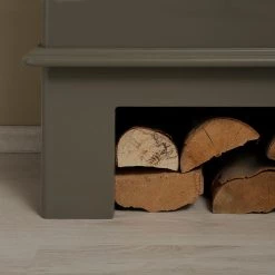 Montreux Elektrokamin Waldhof - Tulpenbaumholz teilmassiv - Grau -Badaufbewahrung Verkäufe 1000017447 220614 082 DETAILS P000000001000017447