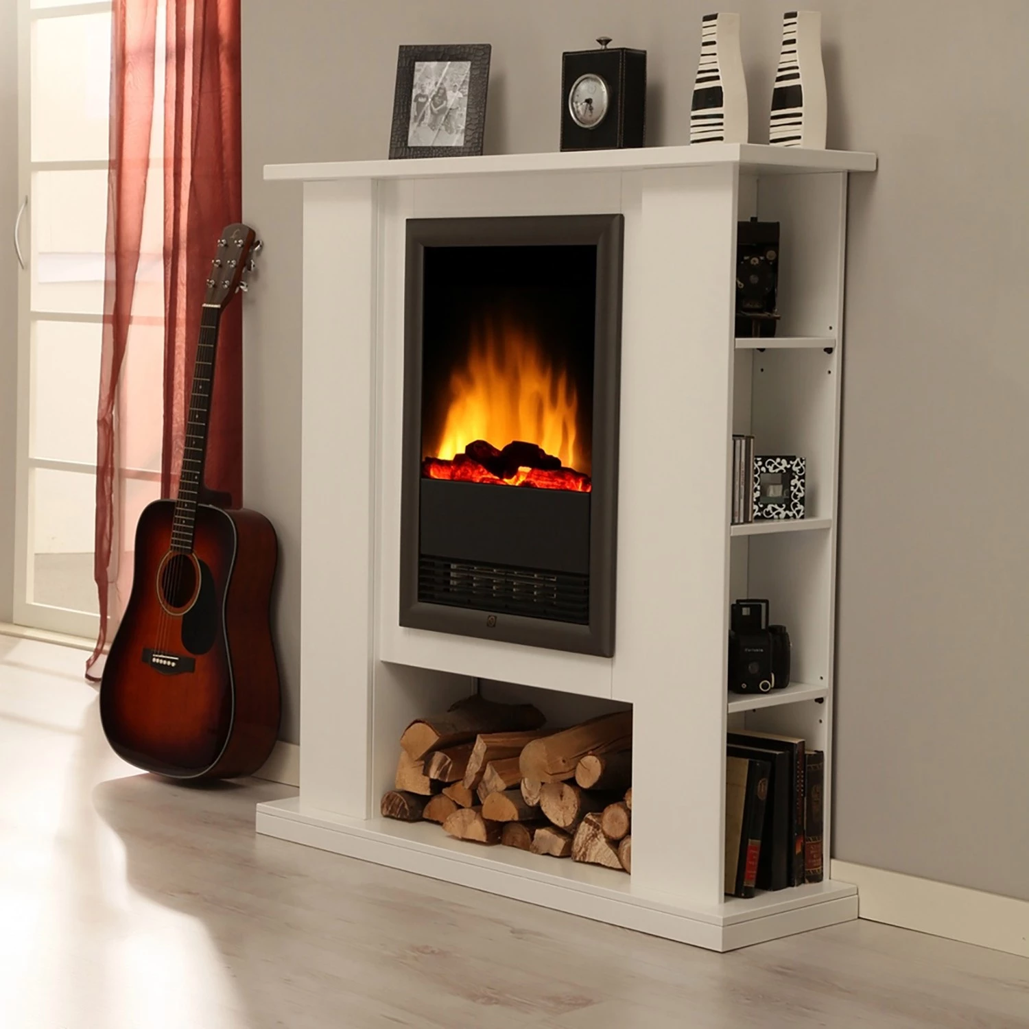 Montreux Elektrokamin Marilyn - Brilliantweiß 2 Montreux Elektrokamin Marilyn - Brilliantweiß – Bild 2