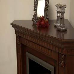 Montreux Elektro-Eckkamin Neptun - Dunkelbraun -Badaufbewahrung Verkäufe 1000017585 220614 042 DETAILS P000000001000017585