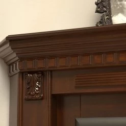 Montreux Elektro-Eckkamin Neptun - Dunkelbraun -Badaufbewahrung Verkäufe 1000017585 220614 044 DETAILS P000000001000017585