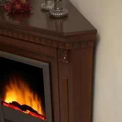 Montreux Elektro-Eckkamin Neptun - Dunkelbraun -Badaufbewahrung Verkäufe 1000017585 220614 045 DETAILS P000000001000017585