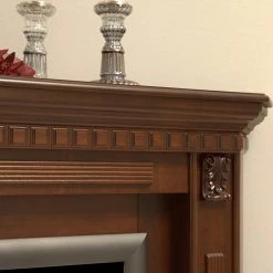 Montreux Elektro-Eckkamin Neptun - Dunkelbraun -Badaufbewahrung Verkäufe 1000017585 220614 046 DETAILS P000000001000017585