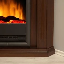 Montreux Elektro-Eckkamin Neptun - Dunkelbraun -Badaufbewahrung Verkäufe 1000017585 220614 048 DETAILS P000000001000017585