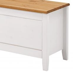 Maison Belfort Wäschetruhe Cenan - Kiefer massiv - Kiefer Weiß / Kiefer Laugenfarbig -Badaufbewahrung Verkäufe 1000104247 211122 083202000111 DETAILS P000000001000104247