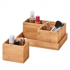 Zeller Aufbewahrungsbox Reid (4-tlg.) - Bambus - Natur -Badaufbewahrung Verkäufe 1000146599 181210 08053300150 GALLERYIMAGES P000000001000146599