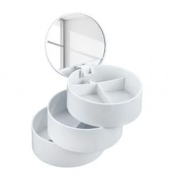 WENKO Kosmetik-Tower Venado - Acrylglas - Weiß