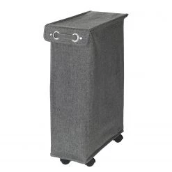 WENKO Wäschesammler Corno Prime - Mischgewebe - Grau