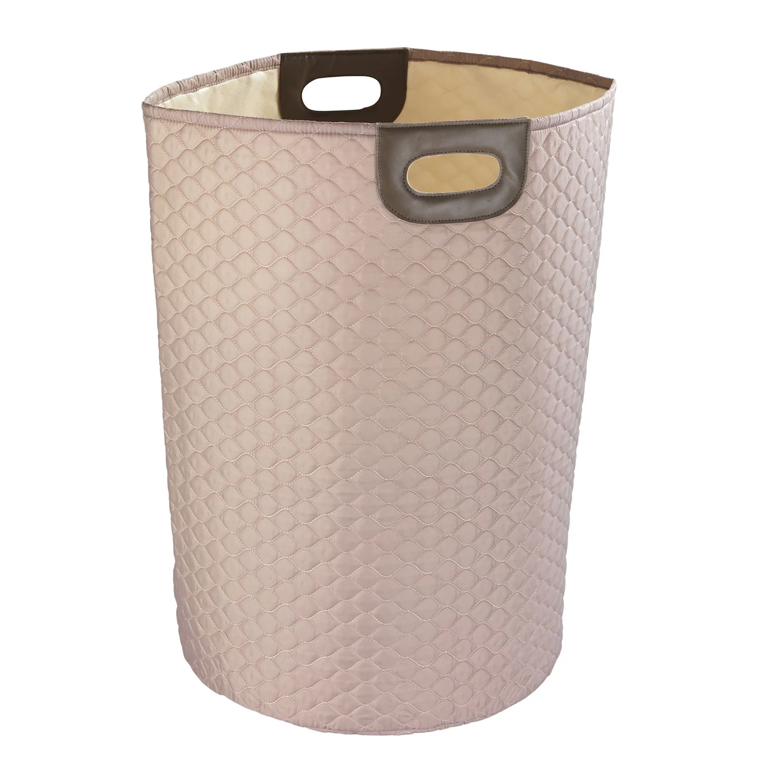 WENKO Wäschesammler Wabo - Webstoff - Warmes Beige 1 WENKO Wäschesammler Wabo - Webstoff - Warmes Beige