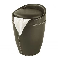 WENKO Badhocker Candy II - Kunststoff / Webstoff - Espresso 6 WENKO Badhocker Candy II - Kunststoff / Webstoff - Espresso -Badaufbewahrung Verkäufe 1000151639 181228 14265500299 GALLERYIMAGES P000000001000151639