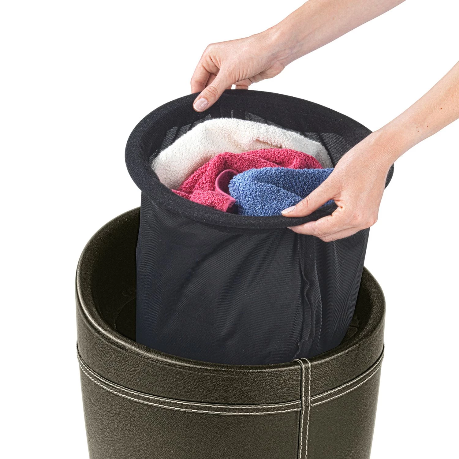 WENKO Badhocker Candy II - Kunststoff / Webstoff - Espresso 4 WENKO Badhocker Candy II - Kunststoff / Webstoff - Espresso – Bild 4