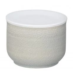 WENKO Universaldose Nebo - Polyresin - Matt Hellgrau