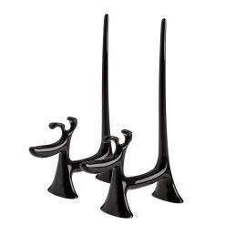 Koziol Ringhalter Wow (2er-Set) - Kunststoff - Schwarz