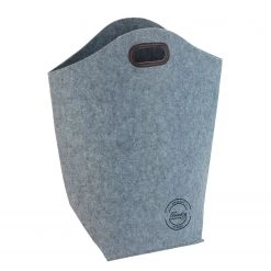 WENKO Wäschesammler Filz - Grau