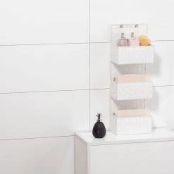 WENKO Organizer Adria - Polypropylen / Edelstahl - Weiß 6 WENKO Organizer Adria - Polypropylen / Edelstahl - Weiß -Badaufbewahrung Verkäufe 1000181699 190716 12371900856 MOOD DETAILS P000000001000181699 mood