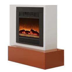 Loftscape Elektrokamin Saragossa - Weiß / Bernstein