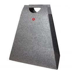 Flechtwaren Müller Wäschetasche Fitje - Polyester - Grau - 60 x 40 cm