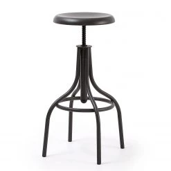 Norrwood Barstuhl Wiley - Stahl - Schwarz