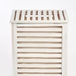 Zeller Wäschetruhe Los Lunas - Walnussholz massiv / Weiß -Badaufbewahrung Verkäufe 1000218258 200707 12193500061 DETAILS P000000001000218258