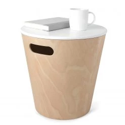 Umbra Stauraumhocker Woodrow - Beige 25 Umbra Stauraumhocker Woodrow - Beige -Badaufbewahrung Verkäufe 1000220557 200817 10410400506 DETAILS P000000001000220557