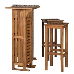 Jardi Barset Cary (3-teilig) - Akazie massiv - Braun -Badaufbewahrung Verkäufe 1000223341 210702 11433500026 DETAILS P000000001000223341