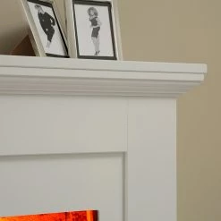 Loftscape Elektrokamin Toronto - Brilliantweiß - Einsatz Stein Dekor -Badaufbewahrung Verkäufe 1000224495 200922 15382100006 DETAILS P000000001000224495