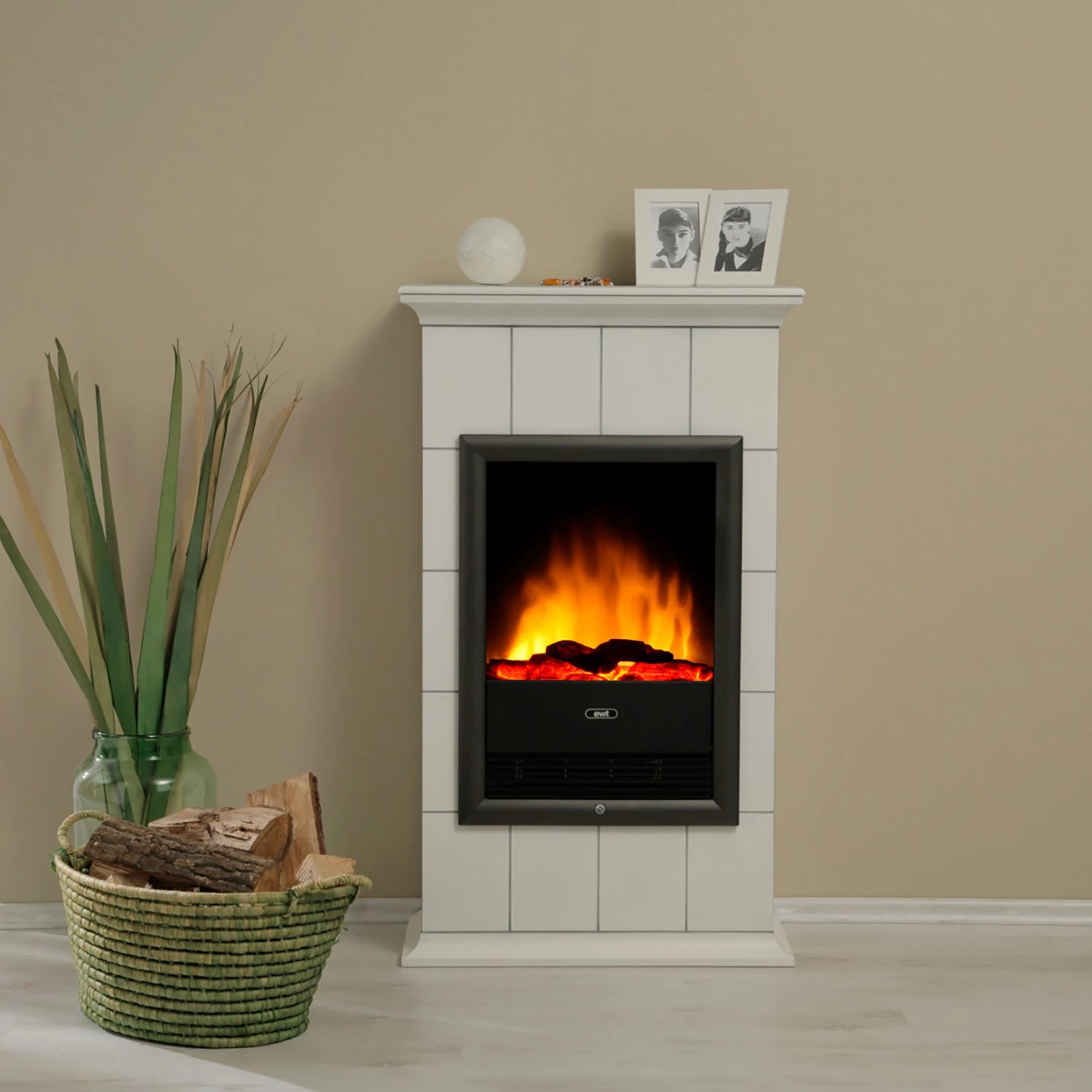 Ridgevalley Elektrokamin Binz - Cremeweiß 3 Ridgevalley Elektrokamin Binz - Cremeweiß – Bild 3