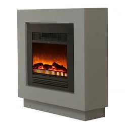 Loftscape Elektrokamin Baltrum - Grau