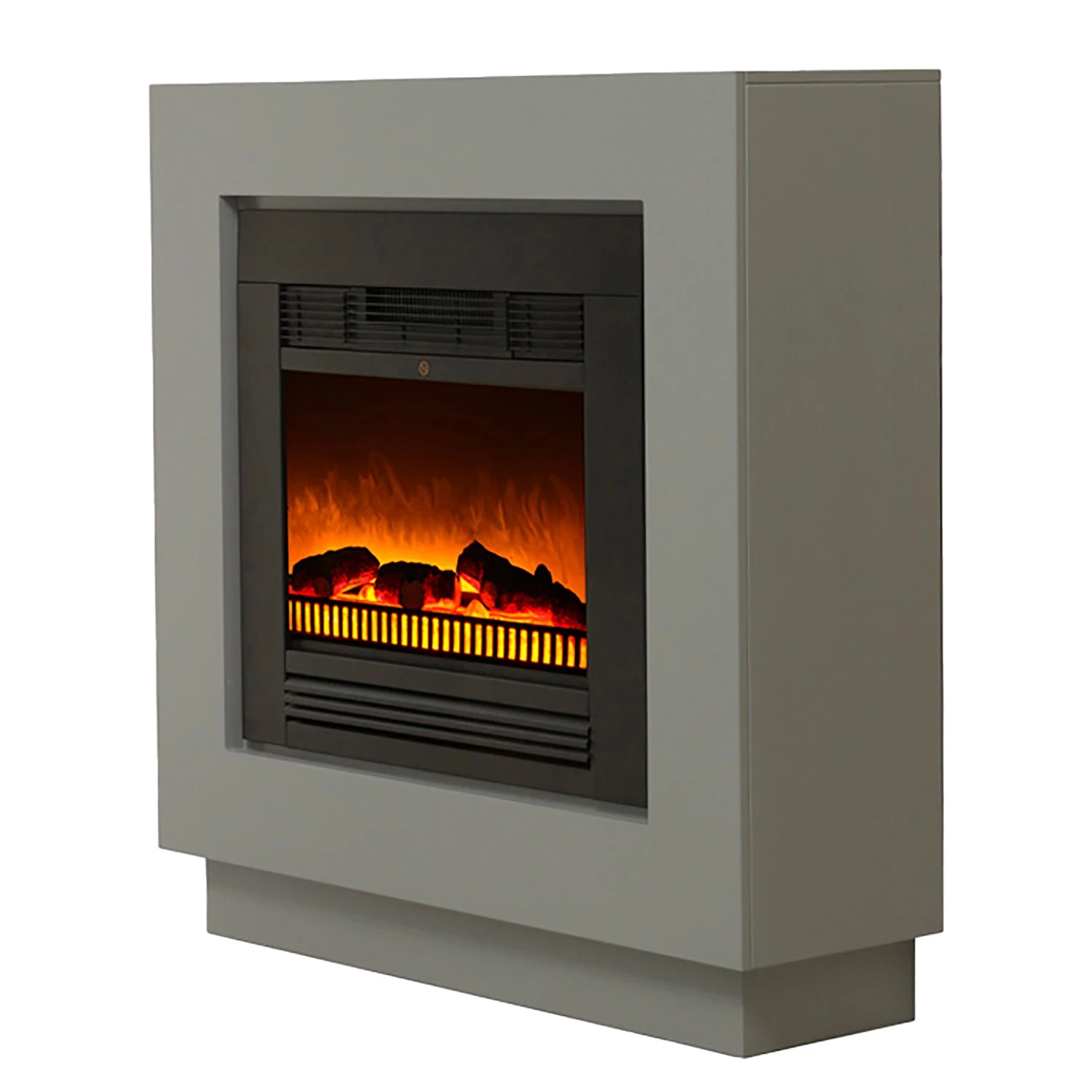 Loftscape Elektrokamin Baltrum - Grau 1 Loftscape Elektrokamin Baltrum - Grau