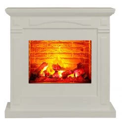 Ridgevalley Elektrokamin Calgary - Brilliantweiß - Einsatz Stein Dekor -Badaufbewahrung Verkäufe 1000224507 200922 15394900104 DETAILS P000000001000224507