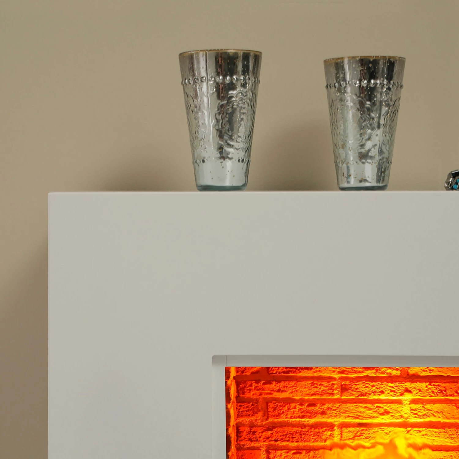 Loftscape Elektrokamin Borkum - Weiß - Einsatz Stein Dekor 5 Loftscape Elektrokamin Borkum - Weiß - Einsatz Stein Dekor – Bild 5