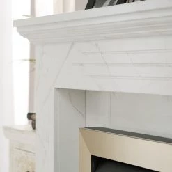 Loftscape Elektrokamin Boyne - Marmor Weiß Dekor -Badaufbewahrung Verkäufe 1000230615 201113 12533300060 DETAILS P000000001000230615