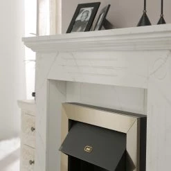 Loftscape Elektrokamin Boyne - Marmor Weiß Dekor -Badaufbewahrung Verkäufe 1000230615 201113 12533500061 DETAILS P000000001000230615