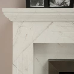 Loftscape Elektrokamin Boyne - Marmor Weiß Dekor -Badaufbewahrung Verkäufe 1000230615 201113 12533800065 DETAILS P000000001000230615