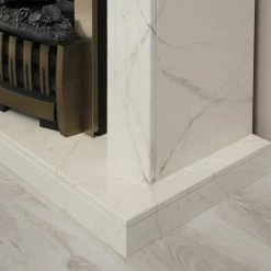 Loftscape Elektrokamin Boyne - Marmor Weiß Dekor -Badaufbewahrung Verkäufe 1000230615 201113 12533900066 DETAILS P000000001000230615