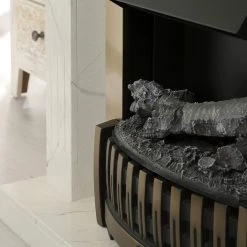 Loftscape Elektrokamin Boyne - Marmor Weiß Dekor -Badaufbewahrung Verkäufe 1000230615 201113 12534400070 DETAILS P000000001000230615