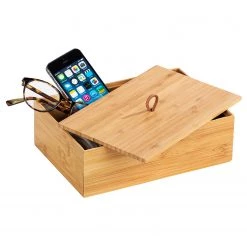 WENKO Bambus Box Terra II (2er-Set) - Bambus - Braun - 22 x 15 cm -Badaufbewahrung Verkäufe 1000237961 210104 10030300300 DETAILS P000000001000237961