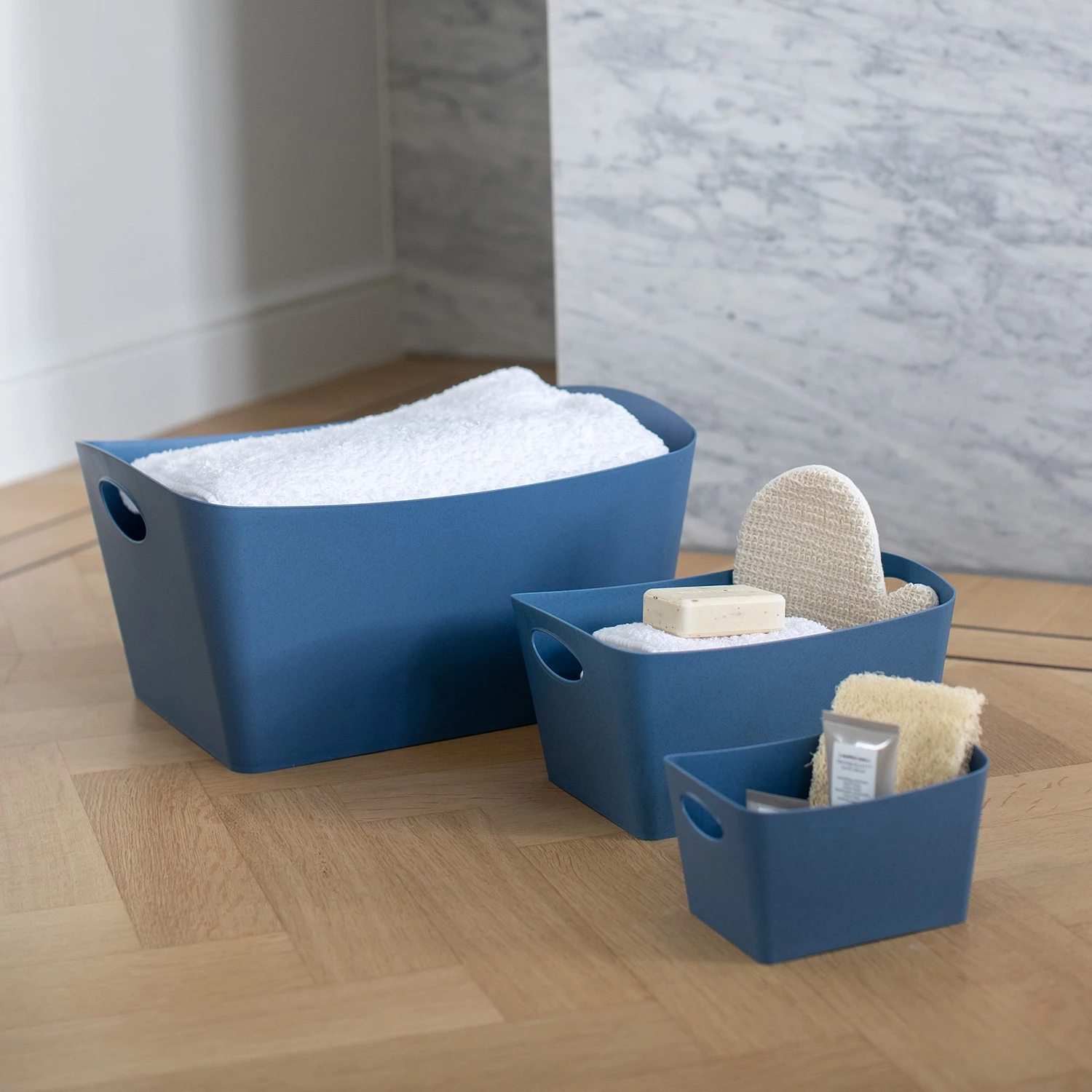 Koziol Aufbewahrungsbox 15 L BOXXX L - Kunststoff - Brilliantblau 2 Koziol Aufbewahrungsbox 15 L BOXXX L - Kunststoff - Brilliantblau – Bild 2