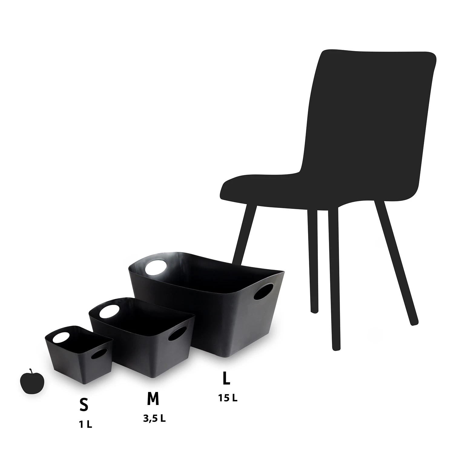 Koziol Aufbewahrungsbox 15 L BOXXX L - Kunststoff - Brilliantblau 3 Koziol Aufbewahrungsbox 15 L BOXXX L - Kunststoff - Brilliantblau – Bild 3