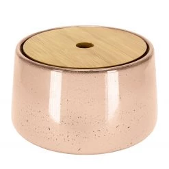 Kleine Wolke Wattedose Natura - Steinzeug - Apricot