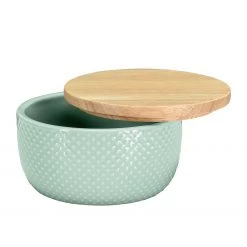 Kleine Wolke Wattedose Dotty - Steinzeug - Mint -Badaufbewahrung Verkäufe 1000244778 210205 17191600199 DETAILS P000000001000244778