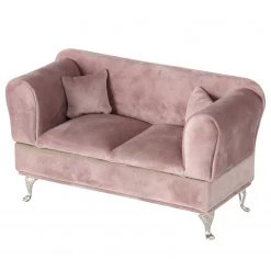 Boltze Schmuckdose Canape - Kunstharz / Textil - Braun