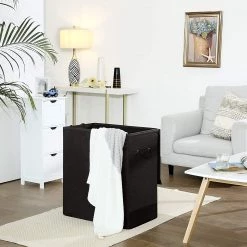 Songmics Wäschekorb Belflou - Leinen - Schwarz -Badaufbewahrung Verkäufe 1000255010 210326 08452900721 MOOD DETAILS P000000001000255010 mood