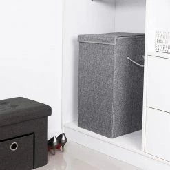 Songmics Wäschekorb Auxonne - Leinen - Grau -Badaufbewahrung Verkäufe 1000255109 210326 08453200744 MOOD DETAILS P000000001000255109 mood