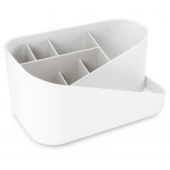 Umbra Kosmetik-Organizer Glam - Polystrene - Weiß / Grau -Badaufbewahrung Verkäufe 1000255600 210330 14354600005 DETAILS P000000001000255600