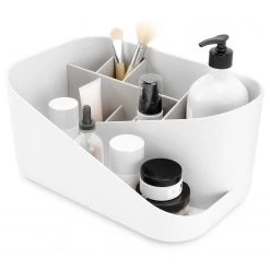 Umbra Kosmetik-Organizer Glam - Polystrene - Weiß / Grau -Badaufbewahrung Verkäufe 1000255600 210330 14354800007 DETAILS P000000001000255600