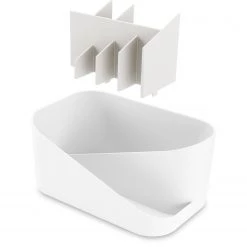 Umbra Kosmetik-Organizer Glam - Polystrene - Weiß / Grau -Badaufbewahrung Verkäufe 1000255600 210330 14354900008 DETAILS P000000001000255600