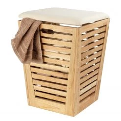 WENKO Wäschetruhe Norway - Walnuss - Braun -Badaufbewahrung Verkäufe 1000271248 210608 11293701053 MOOD DETAILS P000000001000271248 mood