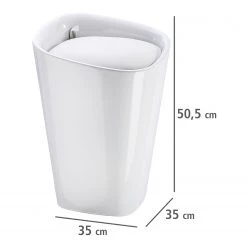 WENKO Badhocker Candy II - Polyester PVC - Weiß -Badaufbewahrung Verkäufe 1000271309 210608 11303501106 SKETCH DETAILS P000000001000271309 sketch